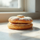 ParisBrest frais sur marbre avec creme hazelnut